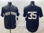 New York Yankees #35 Cody Bellinger Black Cool Base Stitched Jersey