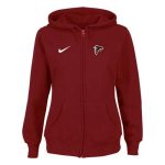 Nike Atlanta Falcons Ladies Tailgater Full Zip Hoodie Red