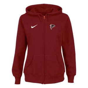 Nike Atlanta Falcons Ladies Tailgater Full Zip Hoodie Red