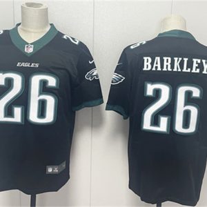 Philadelphia Eagles #26 Saquon Barkley Black 2024 New Vapor Untouchable Limited Football Stitched Jersey