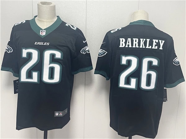 Philadelphia Eagles #26 Saquon Barkley Black 2024 New Vapor Untouchable Limited Football Stitched Jersey