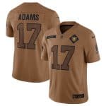 Las Vegas Raiders #17 Davante Adams 2023 Brown Salute To Service Limited Stitched Jersey