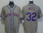 Mets #32 Steven Matz Grey New Cool Base Stitched Jersey