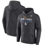 Los Angeles Dodgers Heather Charcoal 2024 World Series Champions Locker Room Pullover Hoodie
