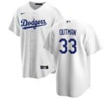 Los Angeles Dodgers #33 James Outman White Cool Base Stitched Jersey