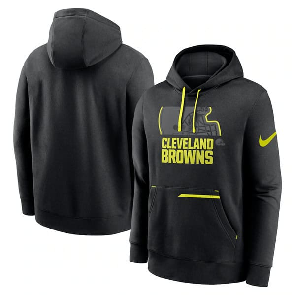 Cleveland Browns Black Volt Pullover Hoodie