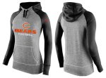 Nike Chicago Bears Performance Hoodie Grey Black