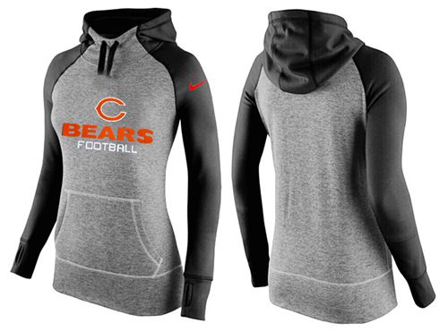 Nike Chicago Bears Performance Hoodie Grey Black