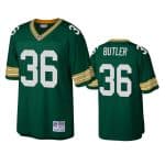 Green Bay Packers #36 LeRoy Butler Mitchell Ness 1996 Throwback Green Jersey
