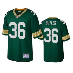Green Bay Packers #36 LeRoy Butler Mitchell Ness 1996 Throwback Green Jersey