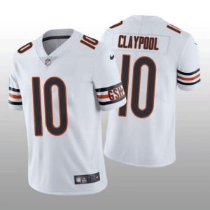 Chicago Bears #10 Chase Claypool White Vapor Untouchable Limited Stitched Football Jersey