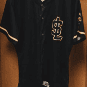 Salt Lake Bees Blank Black Stitched Jersey