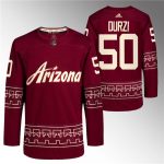 Arizona Coyotes #50 Sean Durzi Garnet Alternate Pro Jersey
