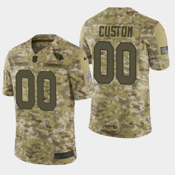 Arizona Cardinals Customized Camo Salute To Service NFL Stitched Limited Jersey
