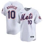 New York Mets #10 Ronny Mauricio White 2024 Home Limited Stitched Jersey