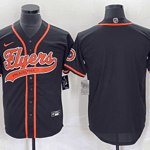 Philadelphia Flyers Blank Black Cool Base Stitched Jersey