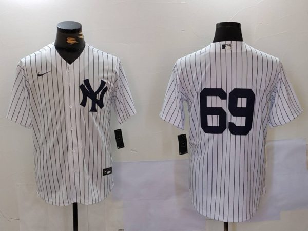 New York Yankees #69 Manny Fresh White Cool Base Stitched Jersey
