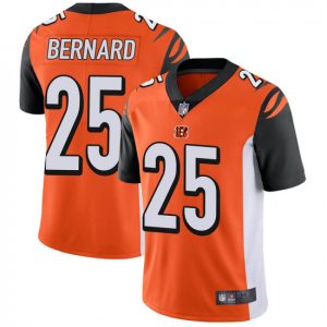 Cincinnati Bengals #25 Giovani Bernard Orange Vapor Untouchable Limited Stitched Jersey
