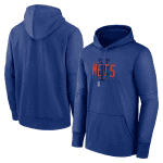 New York Mets Royal Pregame Performance Pullover Hoodie