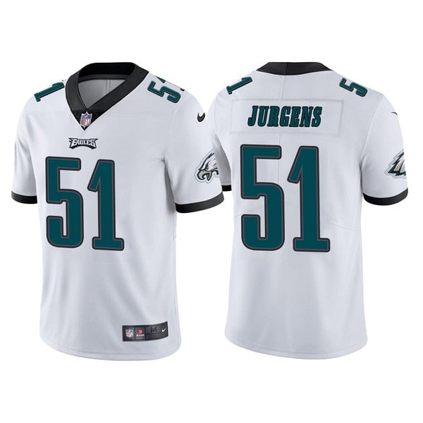 Philadelphia Eagles #51 Cameron Jurgens White Vapor Untouchable Limited Stitched Jersey