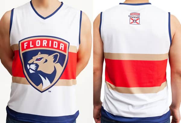 Florida Panthers White Tank Jersey