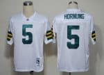 Mitchell And Ness Packers #5 Paul Hornung White Stitched Jersey