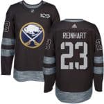 Sabres #23 Sam Reinhart Black 1917-2017 100th Anniversary Stitched Jersey