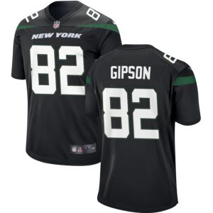 New York Jets #82 Xavier Gipson Black Stitched Jersey