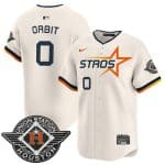 Houston Astros #0 Kaleb Ort Cream 2025 City Connect Limited Stitched Jersey