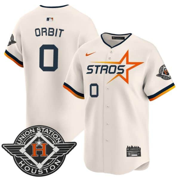Houston Astros #0 Kaleb Ort Cream 2025 City Connect Limited Stitched Jersey