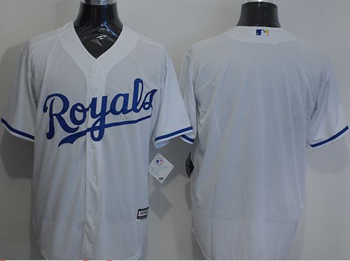 Royals Blank White New Cool Base Stitched Jersey