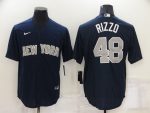 New York Yankees #48 Anthony Rizzo Navy Cool Base Stitched Jersey