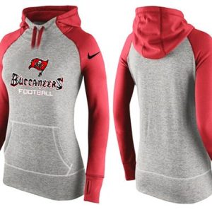 Nike Tampa Bay Buccaneers Performance Hoodie Grey Red_1