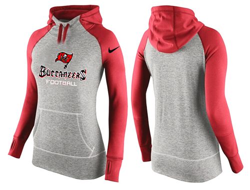 Nike Tampa Bay Buccaneers Performance Hoodie Grey Red_1