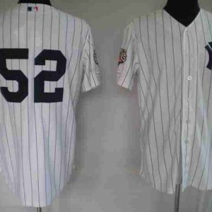 Yankees #52 C.C. Sabathia Stitched White Jersey