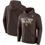San Diego Padres Brown 2024 Postseason Locker Room Pullover Hoodie