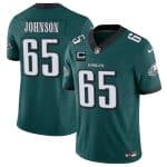 Philadelphia Eagles #65 Lane Johnson Green 2025 F.U.S.E. With 4-Star C Patch Vapor Untouchable Limited Stitched Jersey