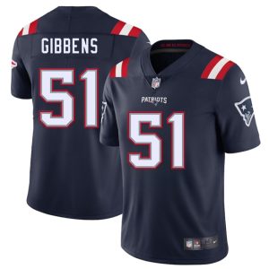 New England Patriots #51 Jack Gibbens Navy 2025 Vapor Limited Stitched Jersey