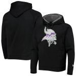 Minnesota Vikings Black Pullover Hoodie