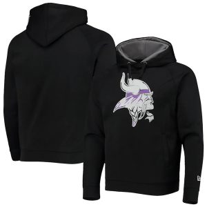 Minnesota Vikings Black Pullover Hoodie