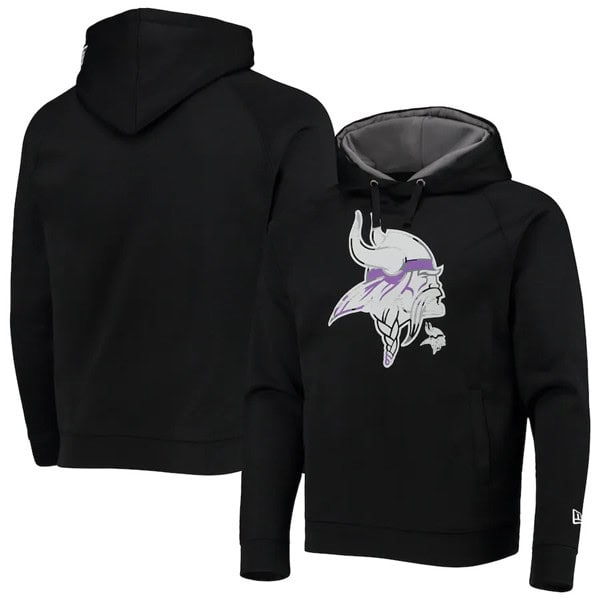 Minnesota Vikings Black Pullover Hoodie