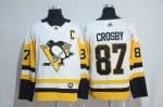 Pittsburgh Penguins #87 Sidney Crosby Adidas White Road Authentic Stitched Jersey