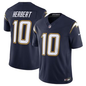 Los Angeles Chargers #10 Justin Herbert Navy 2025 F.U.S.E. Alternate Vapor Limited Stitched Jersey