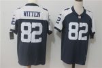 Dallas Cowboys #82 Jason Witten Navy Blue Thanksgiving Stitched Vapor Untouchable Limited Throwback Nike Jersey