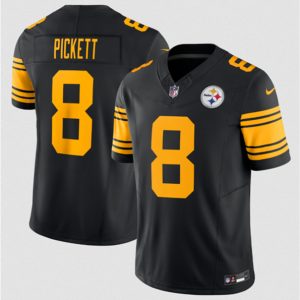 Pittsburgh Steelers #8 Kenny Pickett Black 2023 F.U.S.E. Color Rush Limited Stitched Jersey