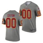 Washington Football Team Customized Custom Gray 2021 Inverted Legend Stitched Jersey