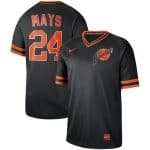 San Francisco Giants #24 Willie Mays Navy Cooperstown Collection Legend Stitched Jersey