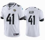 Jacksonville Jaguars #41 Josh Allen White Vapor Untouchable Limited Stitched Jersey