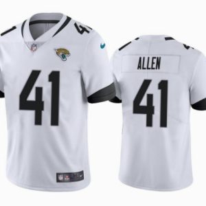 Jacksonville Jaguars #41 Josh Allen White Vapor Untouchable Limited Stitched Jersey