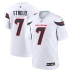 Custom Any name Houston Texans #7 C.J. Stroud White Game Jersey Men Women Youth